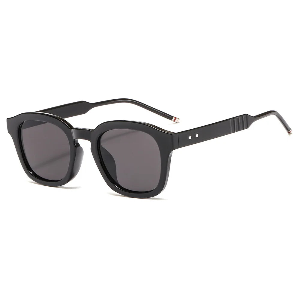 3317 New Hot Selling Fashion Trend Quality Pc Men Black Round Frame Sunglasses Retro Custom Women Anti Uv Shades Sunglasses