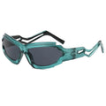 Superhot Eyewear 11417 Fashion 2023 Irregular Steampunk Shades Sporty Y2K Sunglasses