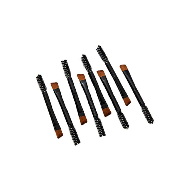 JDK Hot Dual End Eyebrow Brush 1PC Plastic Handle Eyelash Brush Wholesale Makeup Brush Disposable