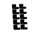 10 Pcs Headphone Hanger Wall Mount Metal Hangers Office Desk Headset Headphone Bracket Earphone Stand Wall Headphone Organizer