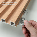 Modern WPC Wall Panels Wooden Wall Panels Wood Cladding Interior Wall Cladding Panels MegaBDM