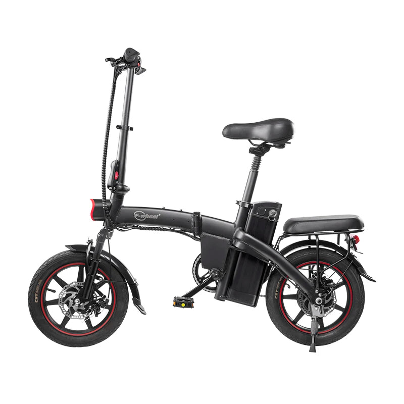 DYU 48V Dual Battery Electric City Bicycle Free Shipping Motor Cheap Ebike for Urban Riding