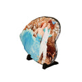 SH-60 7.87 Inch Sublimation Heart Display Slate Rock Photo Frame Stand for Valentine Wedding Hotel Home Office School Decor