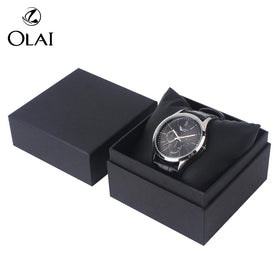 Olai Custom Logo Paper Watch Box Cardboard Lid and Base Watch Bangle Gift Package Box