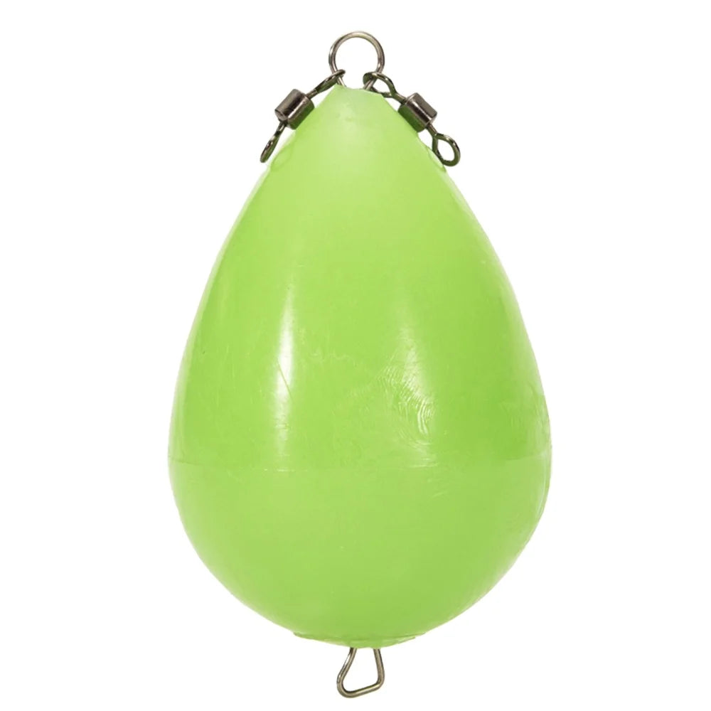DORISEA 20g-100g PP Luminous Egg Type Solid Long Distance Casting Floating Fishing Float Disatance Bombard Fishing Tools