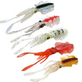 15g UV Glow Fishing Soft Lure Octopus Calamar Pesca Mar Sea Fishing Wobbler Bait Squid Jigs Fishing Lures Silicone Lure