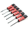 High Quality Industrial Grade Ph2 Pz2 Sl6 Magnetic Flat Cross Bits Screw Driver Set Chrome OEM Customizable Plastic/Acetate