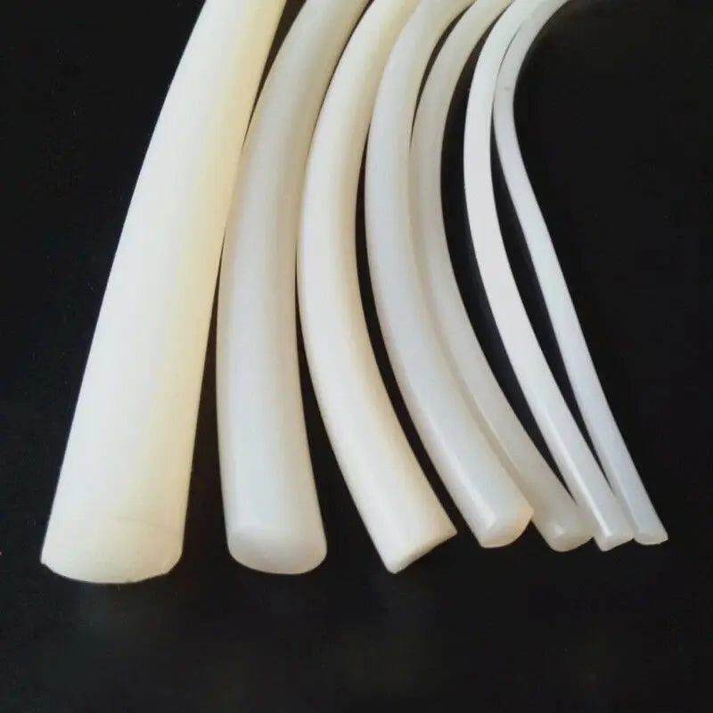 China Factory High Temperature Resistance NBR FKM EPDM Silicone Rubber Band VMQ Buna FPM Rubber Sealing Strip Oring Cord