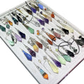 Wholesale Reiki Natural Amethyst Pendulum Necklace Crystal Pendants Rose Quartz Pendulum for Healing