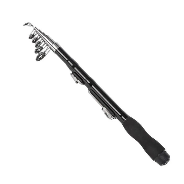 WEIHE 1.5m Wholesale Multi Sections Contraction Glass Fiber Telescopic Mini Fishing Rod
