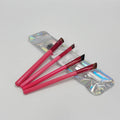 DAHUI Smooth Allori Canvas Wide Angle Concealer Brush Square Angled Thick Eyebrows Brush Hairline for Hair Stroked