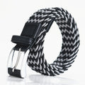 Wholesale Woven Belt Elastic Canvas Belt Versatile for Men and Women Perforation-Free Elastic Belt