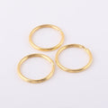 Wholesale 25mm Metal Blank Keychain Split Key Ring for Key Chain