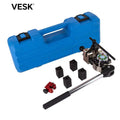 WZAUTO Auto Brake Service Pipe Flaring Tool for 3/16"-1/4"-5/16" Tubing Brake Pipe Line Aluminium Copper Tubing Flaring Tool Set