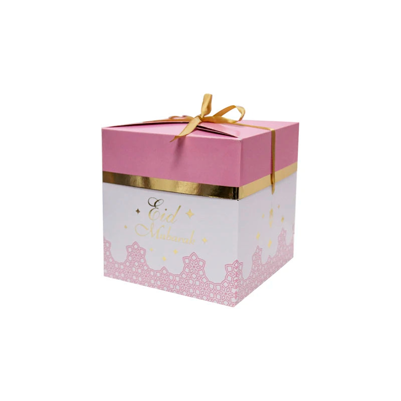 653150 Foldable Gift Box Gift Packaging Festival Celebration Eid Mubarak Ramadan and Eid Decoration Party Supplies PartyMaker
