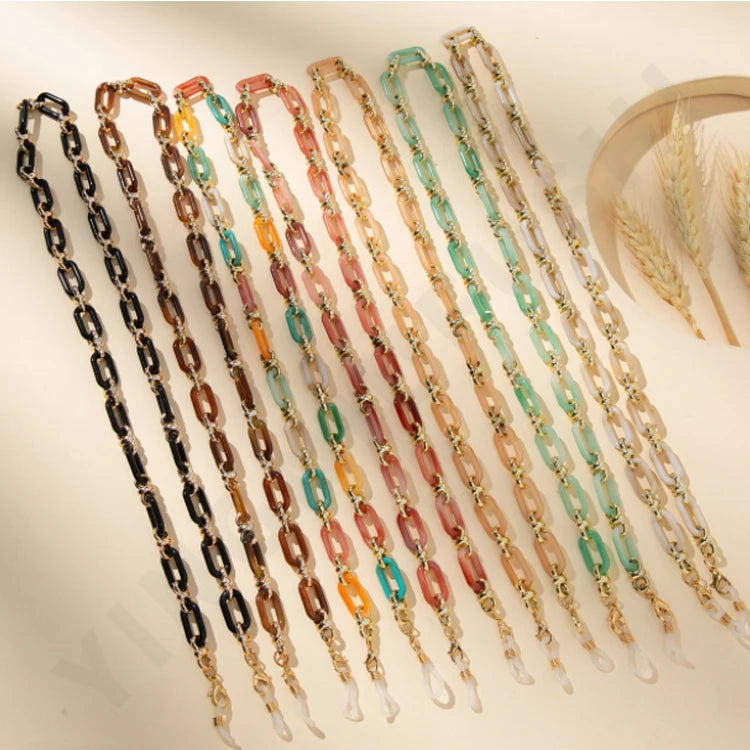 70cm Sun Glasses Holder Cadenas Gafas Acrylic Eye Glasses Chains for Glasses