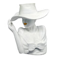 Dropshipping Lady Face Planter Head Vase Indoor Outdoor Resin Planter Modern Home Decor