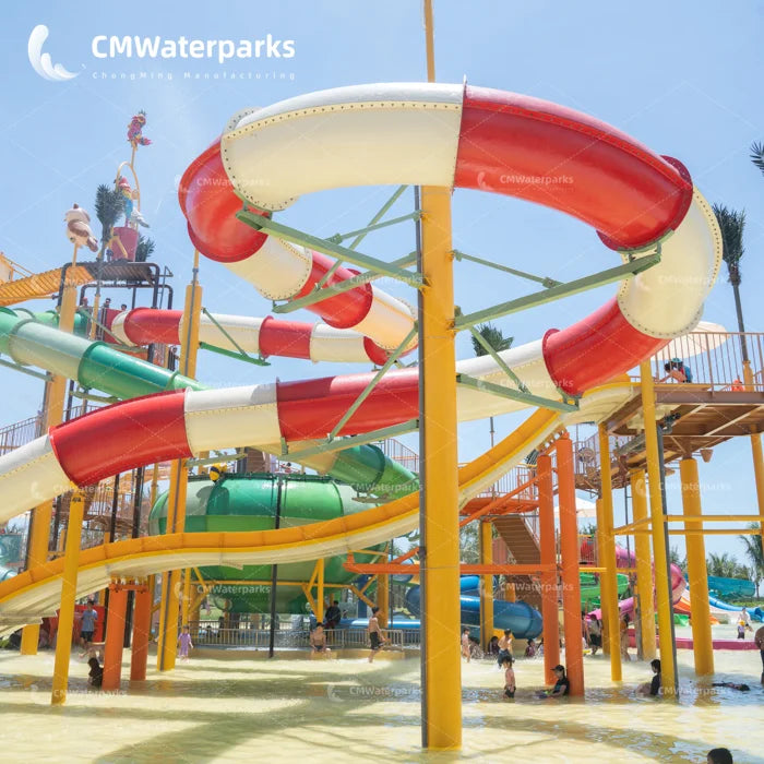 CMWaterparks Water Slide for Swimming Pool Commercial Water Fun Amusement Facilities