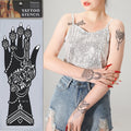 Five & Ten GMPC/Sedex/ISO/EUDR Hand Wrist Henna Painting Stencil DIY Reusable India Henna Mehndi Temporary Tattoo Henna Stencil