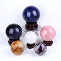 Big Size Natural Healing Pink Rose Quartz Amethyst Ball Large Quartz Crystal Sphere Ball for Fengshui Home Decoration