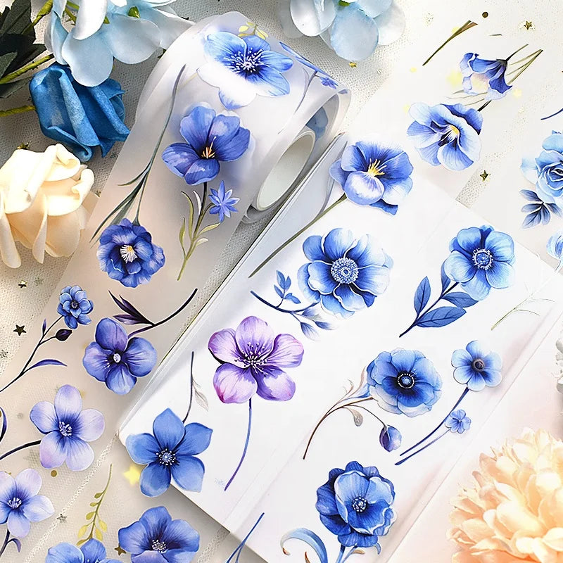 Custom High Quality Matte Precut PET Tape Sticker Rolls for Journaling