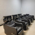 Salon Hairdresser Black Shampoo Chair Hair Washing Chair Furniture for Hair Salons