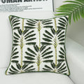 Coconut Palm Gilding Cushion Cover Tropical Floral Print Pattern Waterproof Outdoor Pillow Case Seat Backrest for Home Hotel Use