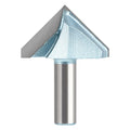 12mm and 1/2"  Round Shank Large Diameter 90Â° V-groove Cutter for Grooving Aluminum-plastic Panels and Integrated Wall Panels