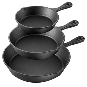 Wholesale Cast Iron Cookware Sets Non-Stick Coating Saute Pans Metal Frying Pan From Manufacturers
