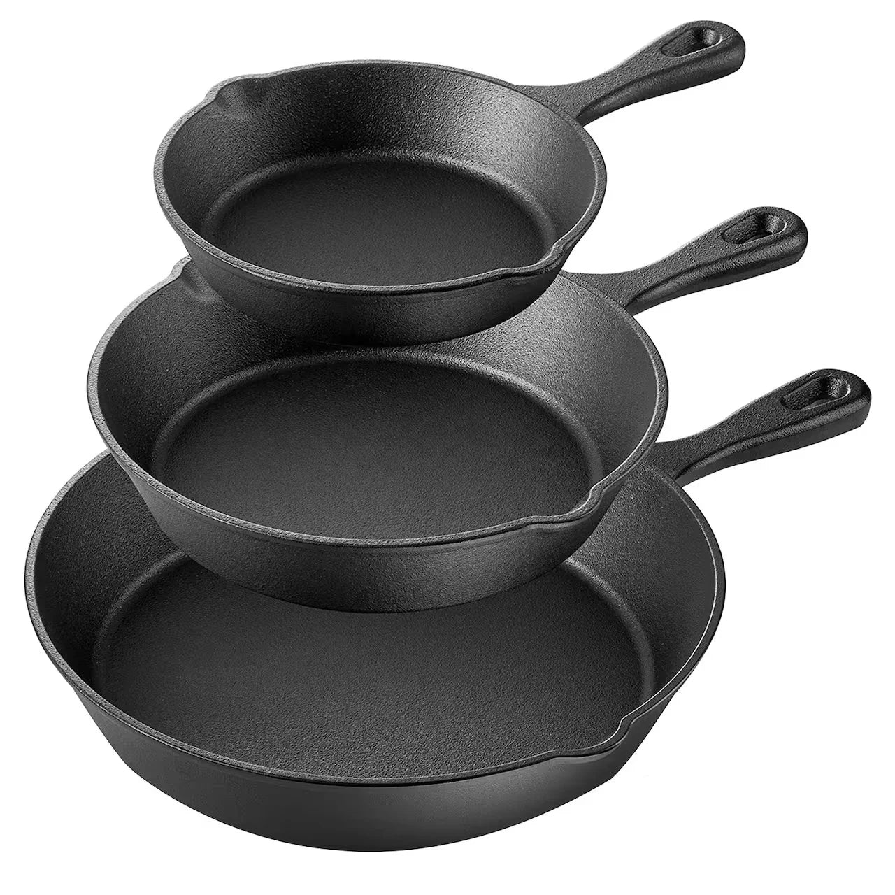 Wholesale Cast Iron Cookware Sets Non-Stick Coating Saute Pans Metal Frying Pan From Manufacturers