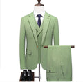 2024 New Men's Suit Three Piece Suit Slim Size Bridegroom Wedding Dress Banquet Host Dress
