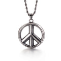 KALEN Peace and Anti-war Sign Stainless Steel Men's Pendant