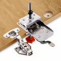 Imbot 35mm Concealed Hinge Jig Kit Woodworking Hinge Jig Drill Punch Locator Router Tools for Cabinet Installation