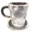 Huiying Crystal Cup Wholesale Natural Polished Crystal Plate Clear Quartz Cup with Coaster Stone Decorative Crystal