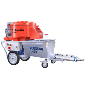 Fireproofing Elasto Plaster Spray Machine Station Concrete Mixer Cement Mortar Plastering Machine Automatic Wall Paint Sprayer