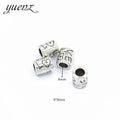 Alloy Beads Round Shape LOVE Charm Tibetan Silver Diy Beads for Necklace Bracelet Jewelry Making R71