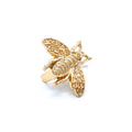 Custom 22x28mm Light Gold Bee Shoe Clips Buckles Ornament Handbag Hardware