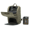 GAF 500D Cordura Nylon Laser Cut Molle System Zipper Closure Green Customizable Hunting Rangefinder Binocular Harness Bag Case
