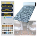 Melors Durable Boat Deck EVA Foam Sheet Non-slip Strong Adhesive With Red Grooves