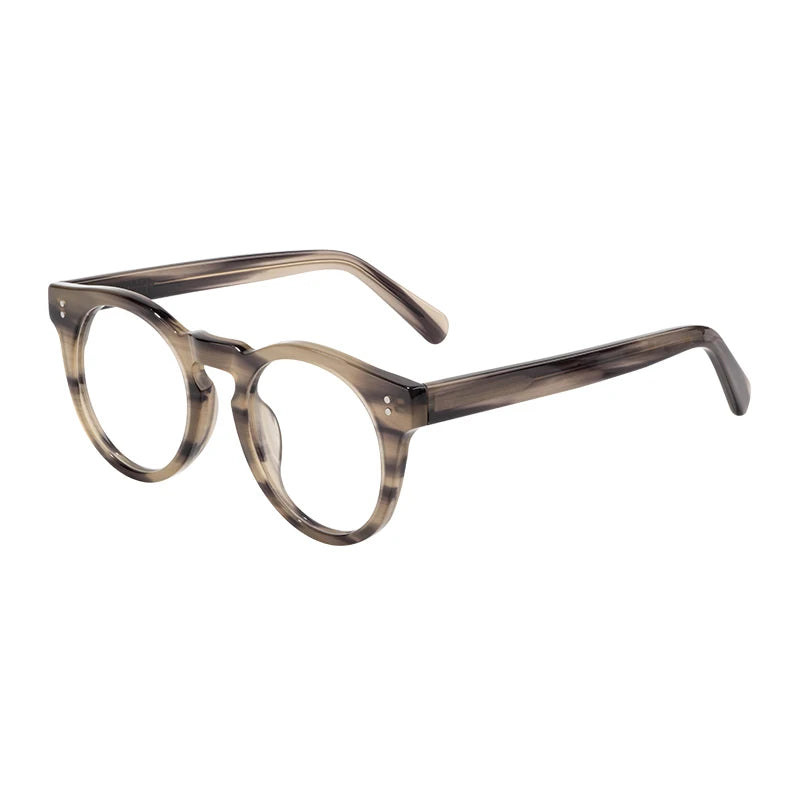 High Quality Custom Logo Vintage Acetate Eyeglass Frame Latest Classic Style for Diamond Face Shape Perfect Match