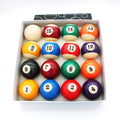 American 2 1/4'' White and Black Resin Pool Ball Set Snooker & Billiard Balls in a Box MegaBDM