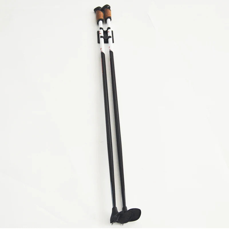 Lightweight Customizable 1 Section Carbon Fiber Walking Stick Strong and Firm Ski Poles for Hiking and Trekking