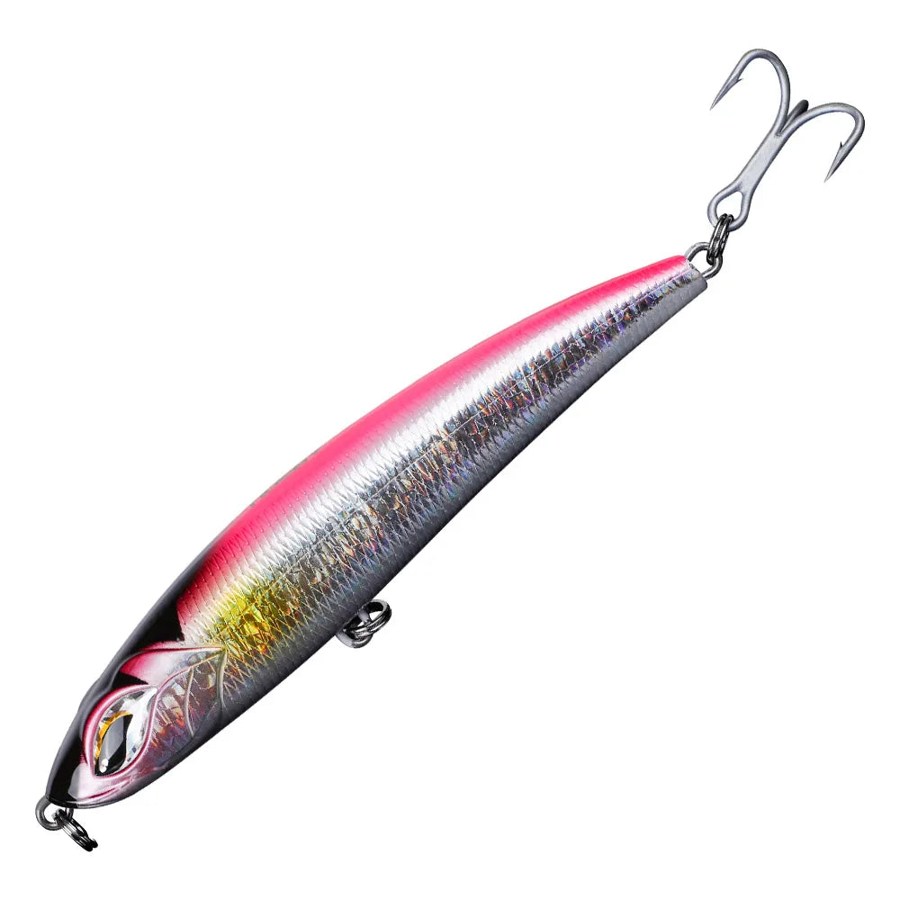 Noeby Sinking Pencil Fishing Lure 115mm 60.5g Stickbait Lure Saltwater Hard Bait Long Casting Tackle