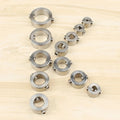 12Pcs 3-16mm Drill Depth Stop Collar Ring Positioner Drill Bit Spacing Ring Locator Stainless Steel Tools