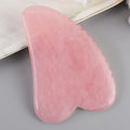 DIY Best Quality Crystal Rose Quartz New Shape Pink Crystal Scraping Board With Spiky for Gua Sha SPA