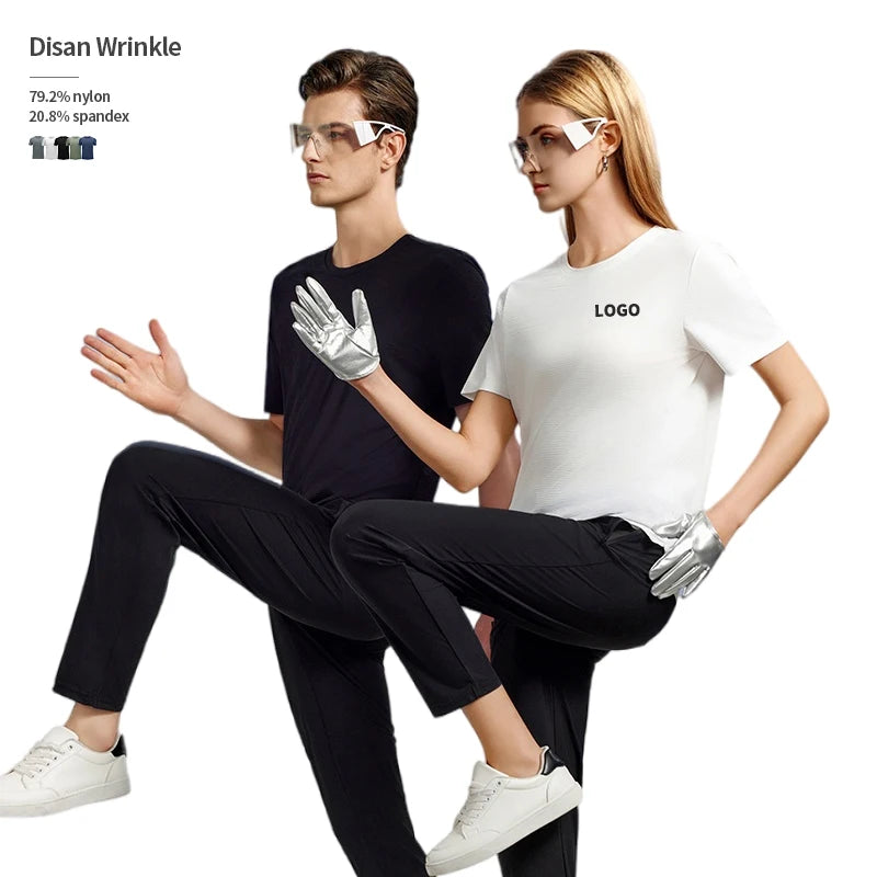 Custom 5A Antibacterial Quick Drying Coolness Elasticity t Shirt for Men
