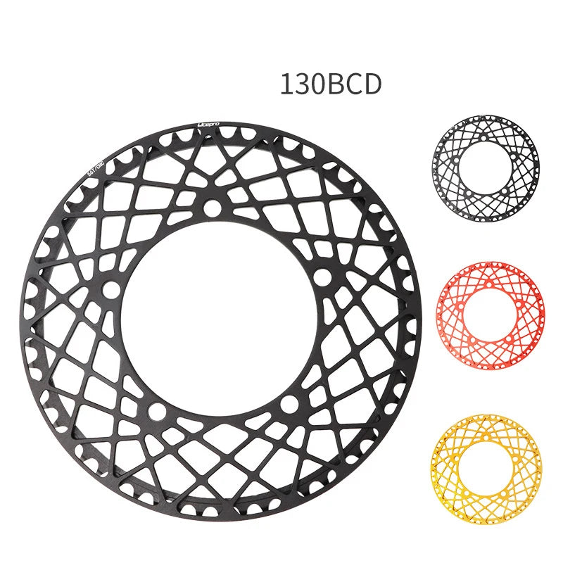 Litepro Bike Crankset 53/56/58 Tooth Sprocket MTB Bicycle Rankset Road BMX Folding Bike Riding Accessories Parts BCD130