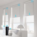 Wifi Tuya Smart Best Quality Motorized Roller Blind Blackout Horizontal Automatic Battery Powered Blinds for Home and Office MegaBDM