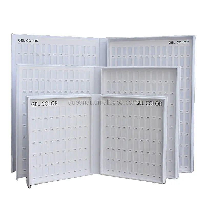 New Professional 308/216/120 Colors Nail Gel Polish Color Card Display Chart Box Book Manicure Tool for Nail Art