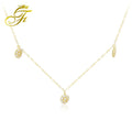 Wholesale Creative Design 18K Gold Chain Necklace Link Chain Choker for Wedding Elegant Pendant Neckpiece Jewelry Exhibition